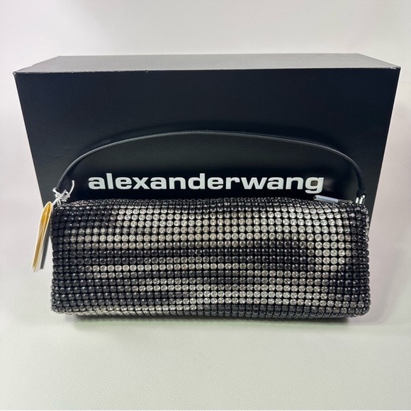 Alexander Wang Handbags - NEW Alexander Wang Heiress Flex Bag in Black Aged Crystal